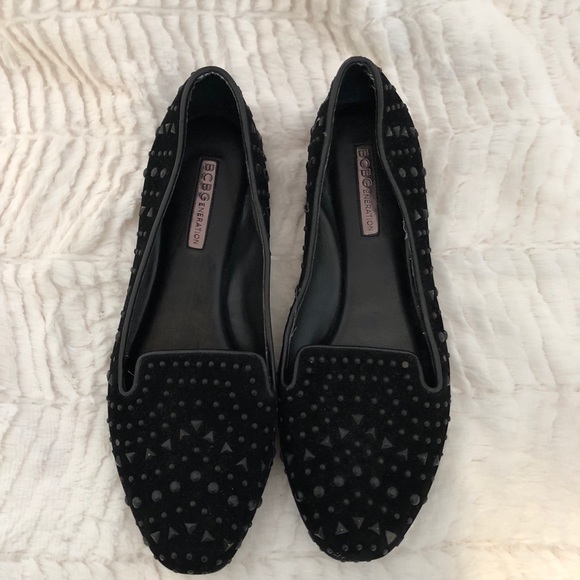 bcbg studded flats